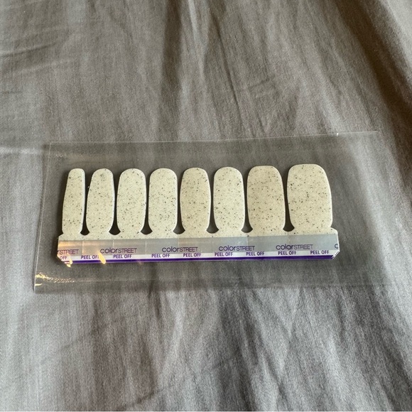 *Retired* Color Street: Undercover | Silver Gold Glitter Clear Overlay Blue - Picture 3 of 16